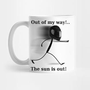 "Out of my way" Biker Mug